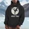 Muay Thai Woman Image Men Hoodie