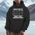 What Is Part Of Don't You Understand Swimming Swimmer Swimming Men Hoodie What Is Part Of Don't You Understand Swimming Swimmer Swimming Men Hoodie