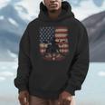 Patriotic Drum Kit Silhouette American Flag Men Hoodie Patriotic Drum Kit Silhouette American Flag Men Hoodie