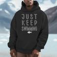 Pretty Fish Just Keep Swimming Men Hoodie Pretty Fish Just Keep Swimming Men Hoodie