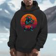 Retro Dog With Gloves Muay Thai Fighter Men Hoodie