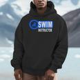 Swim Instructor Swimming Teacher Swimmer In Pool Graphic Art Men Hoodie Swim Instructor Swimming Teacher Swimmer In Pool Graphic Art Men Hoodie
