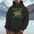 Swimmer Crocodile Swimming Humor How Fast You Can Swim Men Hoodie Swimmer Crocodile Swimming Humor How Fast You Can Swim Men Hoodie