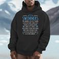 Swimmers Facts Swimming Swim Coach Men Women Graphic Small Men Hoodie