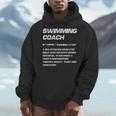 Swimming Coach Definition Swimming Instructor Men Hoodie
