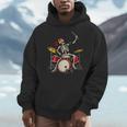 Women's Skeleton Drummer Skull Drum Kit Halloween Men Hoodie Women's Skeleton Drummer Skull Drum Kit Halloween Men Hoodie