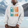 Canoe Vintage Canoeing Retro Canoe Paddling Raglan Baseball Tee Men Hoodie
