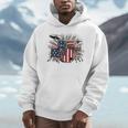 Drum Kit With American Flag Graphic For Musicians Men Hoodie Drum Kit With American Flag Graphic For Musicians Men Hoodie