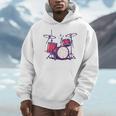 Drum Kit Electronic Drums Sweatshirt Men Hoodie