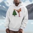 Festive Muay Thai Santa Christmas Men Hoodie