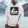 Outdoors Water Sports Canoe Canoeist Raglan Baseball Tee Men Hoodie