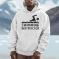 Swimming Instructor Lesson Swim Coach Men Hoodie Swimming Instructor Lesson Swim Coach Men Hoodie