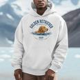 Women's Golden Retriever Swimming Men Hoodie