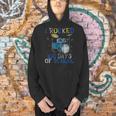 100th Day Of SchoolShirt Happy 100 Days Drum Kit Music Men Hoodie