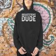 Breaststroke Swimming Dude Distressed Swim Swimmer Pool Men Hoodie