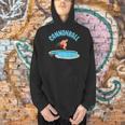Cannonball Swimming Pool Fun Diving Diver Swimmer Cool Men Hoodie