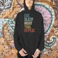 Eat Sleep Muay Thai Repeat Thai Boxing Men Hoodie