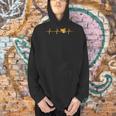 Great Drum Kit Heartbeat Drummer Men Hoodie