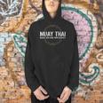 Muay Thai Begins And Ends With Respect Martial Arts Men Hoodie Muay Thai Begins And Ends With Respect Martial Arts Men Hoodie