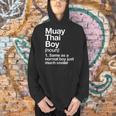 Muay Thai Boy Definition Martial Arts Sports Men Hoodie Muay Thai Boy Definition Martial Arts Sports Men Hoodie