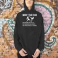 Muay Thai Dad Definition Muay Thai Father Men Hoodie Muay Thai Dad Definition Muay Thai Father Men Hoodie