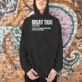 Muay Thai Definition Muay Thai Men Hoodie Muay Thai Definition Muay Thai Men Hoodie