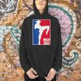 Muay Thai Fighter Retro Kickboxing Training MMA Men Hoodie