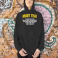 Muay Thai Martial Arts Combat Sports Men Hoodie