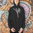 Muay Thai Martial Arts Typography Kickboxer Girls Kickboxing Men Hoodie