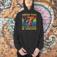 Muay Thai Because Murder Is Wrong Cat Meow Thai Men Hoodie Muay Thai Because Murder Is Wrong Cat Meow Thai Men Hoodie