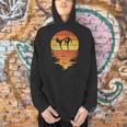 Muay Thai Shirt Retro Sunset 70s Vintage Muay Thai Men Hoodie