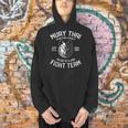 Muay Thai Wolf Fight Team Nak Muay Kickboxing Men Hoodie Muay Thai Wolf Fight Team Nak Muay Kickboxing Men Hoodie