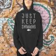 Pretty Fish Just Keep Swimming Men Hoodie Pretty Fish Just Keep Swimming Men Hoodie