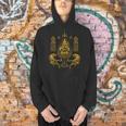 Sawadee Thai Traditional Sak Yant Thai Twin Tigers Muay Thai Men Hoodie