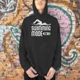 Swim Slogan Funny Swimming Mode On Swim Men Hoodie Swim Slogan Funny Swimming Mode On Swim Men Hoodie