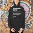 Swimming Coach Definition Swimming Instructor Men Hoodie