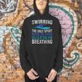 Swimming Only Sport Where The Coach Swimmer Swim Team Men Hoodie Swimming Only Sport Where The Coach Swimmer Swim Team Men Hoodie
