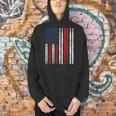USA Flag Drumsticks Drum Kit Men Hoodie