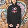Women's American Flag Drum Kit Patriotic US Drum Art Men Hoodie Women's American Flag Drum Kit Patriotic US Drum Art Men Hoodie