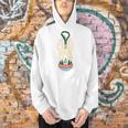 Canoe Hair Club Paddling Retro Comfort Colors Crop Top Men Hoodie