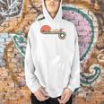Canoe Retro Vintage Sunset Rainbow Raglan Baseball Tee Men Hoodie