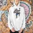 Gorilla Muay Thai Combat Sport Fighter Martial Arts 8 Limbs Raglan Baseball Tee Men Hoodie