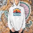 I'd Rather Be Swimming Retro Swim Swimmer Men Hoodie I'd Rather Be Swimming Retro Swim Swimmer Men Hoodie