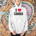I Love Canoes Men Hoodie