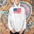 Vintage American Flag Swim Team Swimmer Funny Swimming Gift Men Hoodie