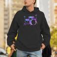 Cool Drum Kit Percussion Vintage Retro Drummer Costume Men Hoodie Cool Drum Kit Percussion Vintage Retro Drummer Costume Men Hoodie