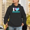 I Love Swimming Swimmer Swim Men Hoodie I Love Swimming Swimmer Swim Men Hoodie