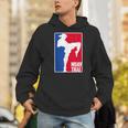 Muay Thai Fighter Retro Kickboxing Training MMA Men Hoodie