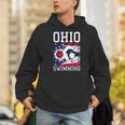 Ohio Flag Swimming Team Swim Swimmer US State Men Hoodie