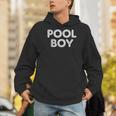 Pool Boy Saying Swim Cool Swimmer Swimming Pool Men Hoodie Pool Boy Saying Swim Cool Swimmer Swimming Pool Men Hoodie